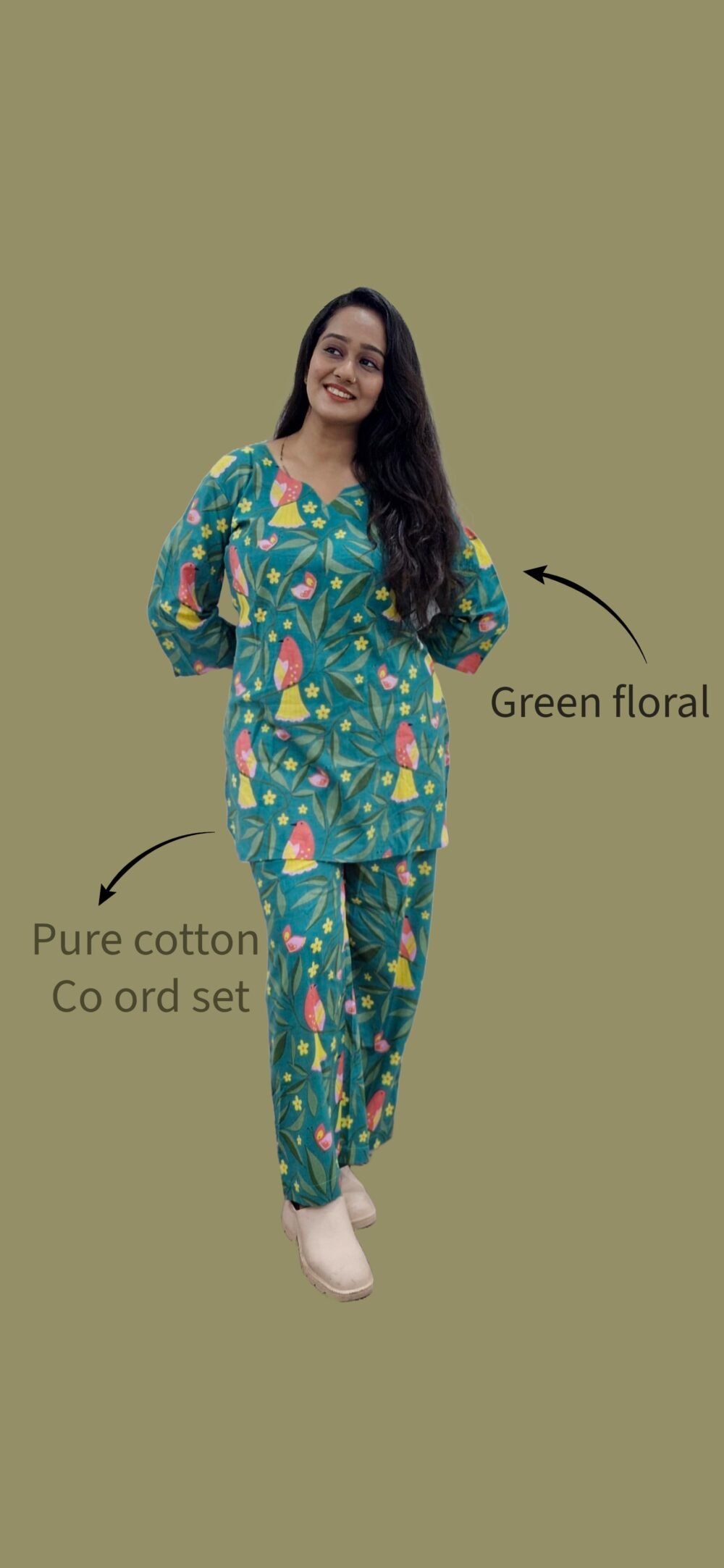 Custom Designer long co ord set - Image 4