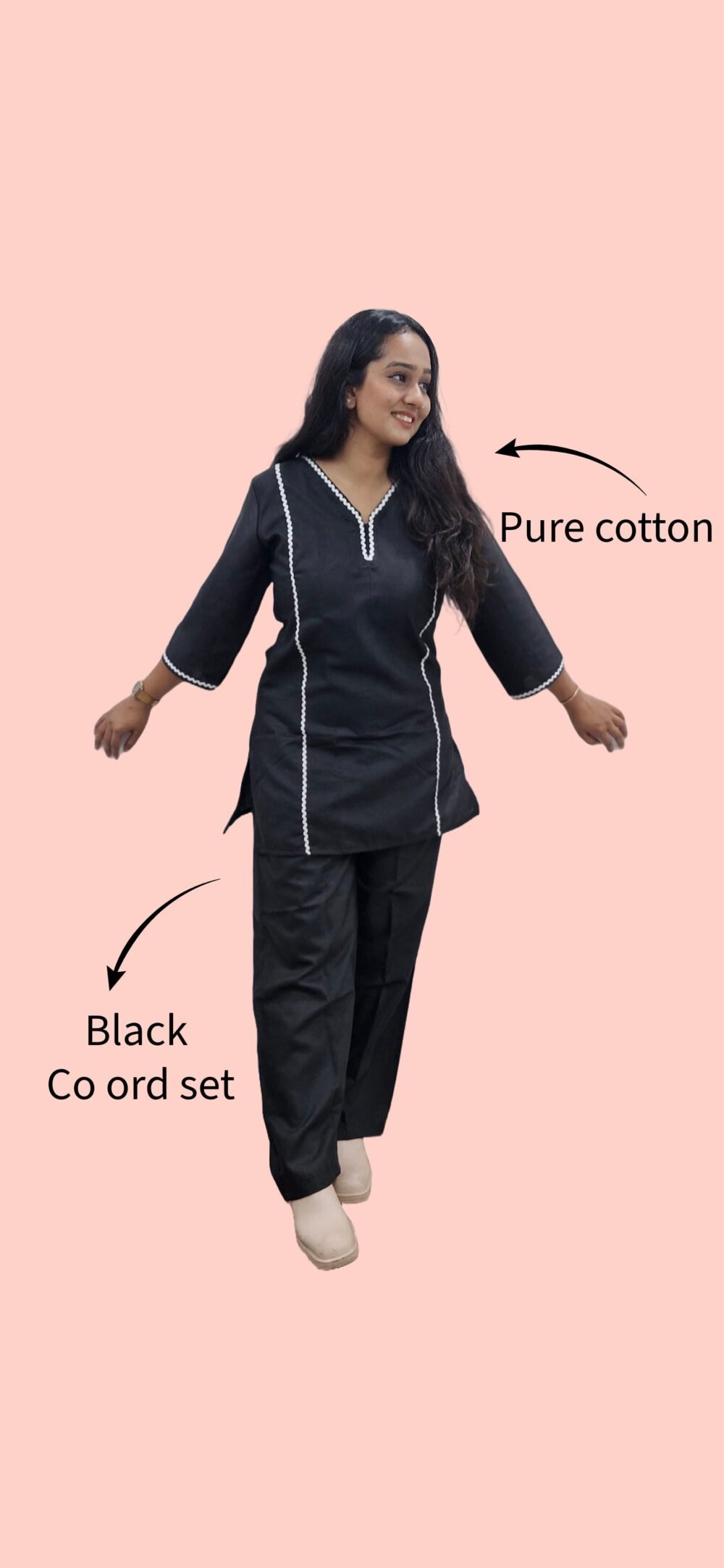 Custom Designer long co ord set - Image 2