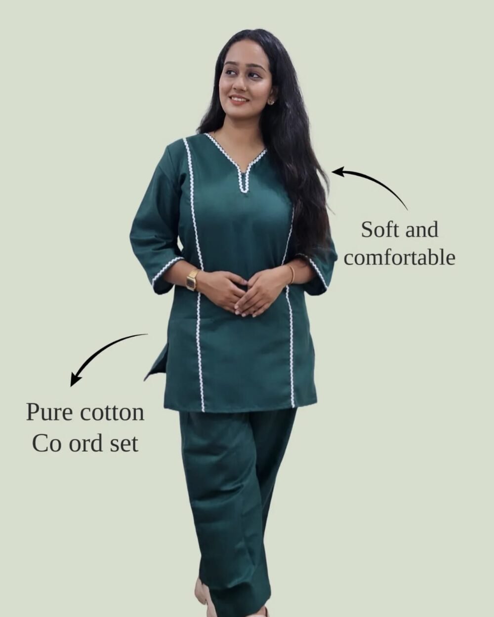 Custom Designer long co ord set