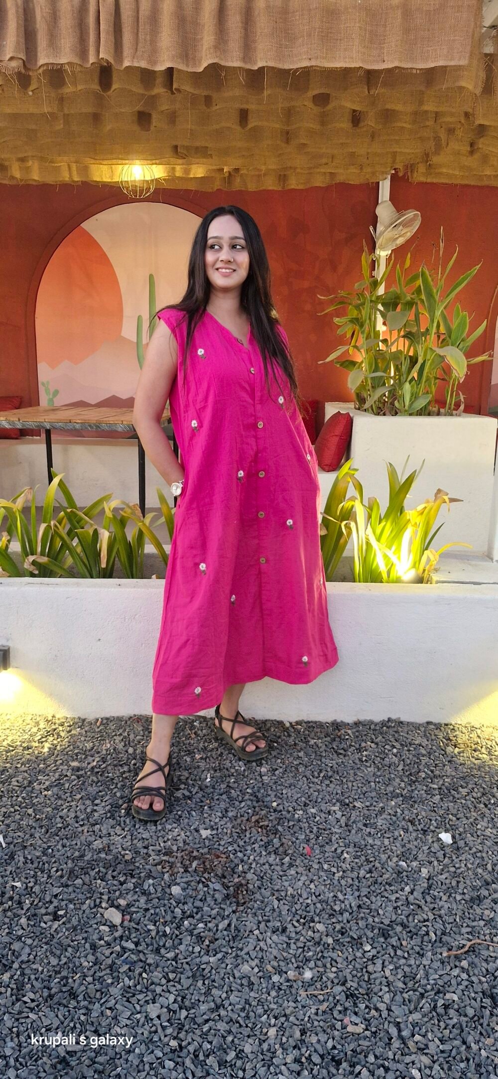 hand Embroidered tunic dress