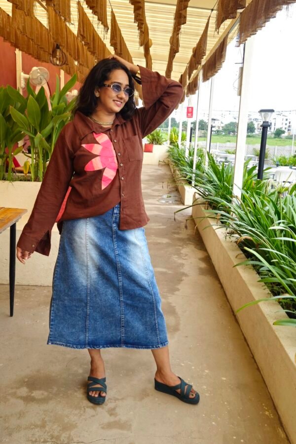 Applique style shirt