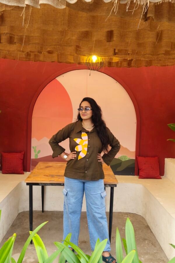 Applique style shirt